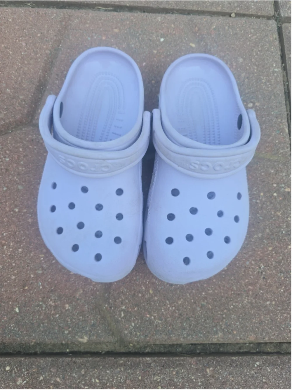 Girl''s Crocs Lavender Clogs Size J4